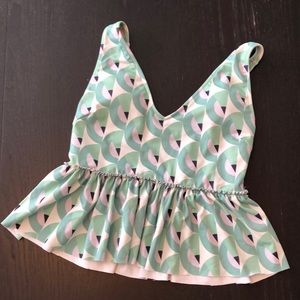 Kortni Jeane Peplum Top (Small)